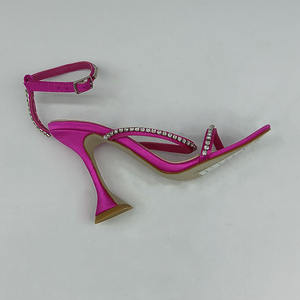 Cialisa-Sandalias de tacón alto y fino <span class=keywords><strong>para</strong></span> mujer, zapatos de satén personalizados con tirantes de diamantes de imitación, <span class=keywords><strong>para</strong></span> boda, <span class=keywords><strong>2022</strong></span> - Product Image 6