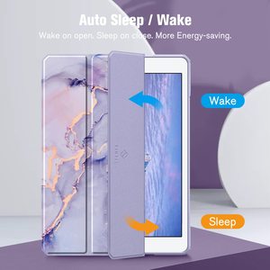 Étui pour tablette Flip Sleep/Wake en cuir PU acrylique à motif marbré Housse <span class=keywords><strong>de</strong></span> protection anti-<span class=keywords><strong>chute</strong></span> pour iPad 10e <span class=keywords><strong>10</strong></span>.9 - Product Image 4
