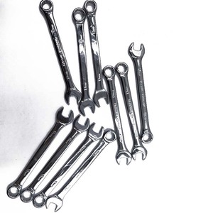 렌치 롤업 파우치가있는 20 개 제기 패널 메트릭 콤비네이션 렌치 세트, 블랙 스패너 렌치 세트 - Product Image 6