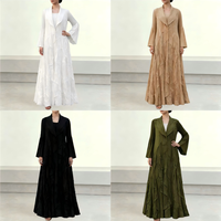 Robe de luxe plissée Miyake pour femme, style veste, longue, pour femme musulmane, grande taille, robes d'église pour femmes 2026