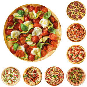 26 Styles de couvertures à Pizza pour enfants et adultes, 285g/m2 couvertures <span class=keywords><strong>alimentaires</strong></span> amusantes Double face/ - Product Image 2