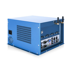 Ordinateur industriel Lehua I3 I5 I7 en alliage d'aluminium avec deux ports réseau et plusieurs ports série - Product Image 1