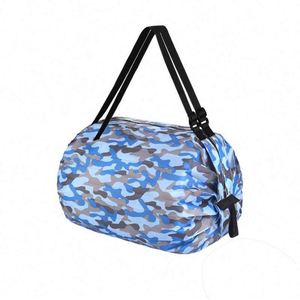 Portable Large Oxford Cloth <b>Folding</b> Shopping Bag Colorful Camouflage Reusable Foldable Grocery Tote Bag - Product Image 1