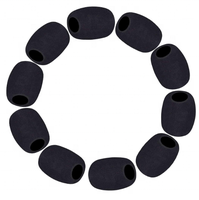 28*20*8MM Petit Micro Bonnette Anti-Vent En Mousse Micro Manche À Air pour Une Variété de Micro Casque