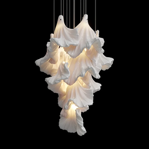 Lámpara de Arte de medusas, lámpara colgante, luz Flexible y sombra, una opción de ensueño, luz colgante para decoración de vestíbulo de Hotel - Product Image 6