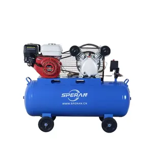 ガソリンエアコンプレッサー5.5hp 100l中国工場最高品質