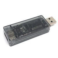 Detector USB de I-SMART, voltímetro, amperímetro, probador de capacidad de potencia, medidor de corriente de voltaje móvil, KWS-V21 USB