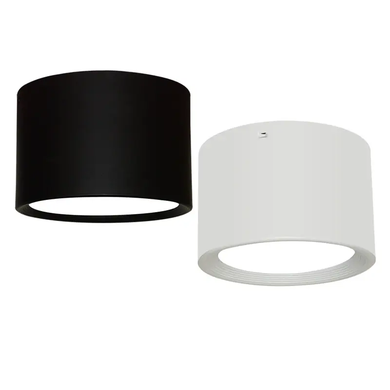 Nieuw Oppervlak Gemonteerd Rond Moderne Led Plafondlamp Kamer Binnenverlichting Gips Lampen Plafond Gips Plafondlampen
