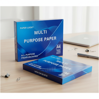 Fournisseur Direct d'Usine - Papier Copie A4 Double Face Blanc de Haute Qualité 100% Pâte de Bois Vierge Marque Lucky - Fabriqué en Chine - 80g/m²