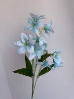 Realistische Künstliche Lilienblumen mit Duft Parfüm & Räucherduft - Handgefertigt mit Natürlicher Haptik