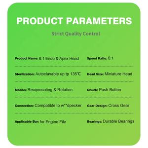 Motore endo localizzatore apicale e apice con localizzatore di apice incorporato senza fili dte handpiece - Product Image 6