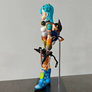 27CM DBZ Dragon Super Saiyan Bulma und Kind Goku Sammlermodell Manga Figurine Statue PVC Anime Figur Spielzeug - Product Image 3