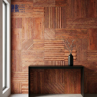 Panneau mural 3D en marbre pour intérieur, panneau mural en pierre de marbre pour salle de bain, feuille imperméable de haute qualité pour intérieur, panneau mural en marbre 475x475mm