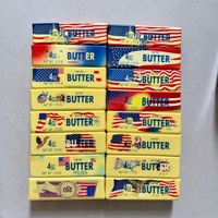 Jouet anti-stress en forme de beurre à remontée lente pour adultes et enfants, motif drapeau américain, jouet sensoriel à presser en mousse PU souple