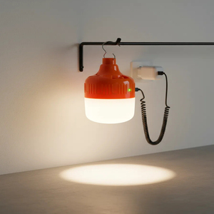 Luz LED de Emergencia con Control Remoto, 3 Niveles de Intensidad, Recargable por USB, Gancho de ABS para Almacén, Camping y Mercado Nocturno - Product Image 4