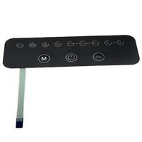 Clavier à membrane tactile pour télécommande d'extérieur avec adhésif, protection environnementale certifiée ROHS/REACH