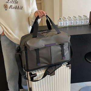 Sac de sport décontracté pour femme, sac de voyage en tissu Oxford, sac à main, séparation humide/sec, sac de week-end, sac de sport en nylon - Product Image 2