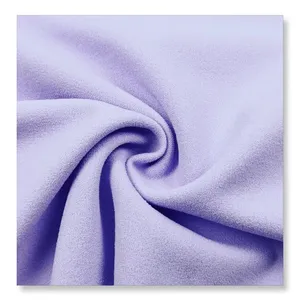 High quality 250gsm custom color dyed moss crepe polyester stretch scuba crepe fabric for dress