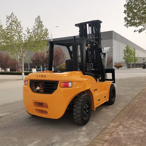 Картонный зажим вилочный погрузчик 5 тонн 6 тонн 7 тонн дизельный погрузчик с рулонным зажимом бумаги - Product Image 2