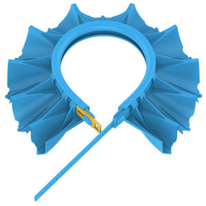 Visor Mandi Anak-anak, Pelindung Mata Telinga Mencuci Perisai untuk Anak-anak Dapat Diatur Silikon Tahan Air Sampo Topi Mandi Bayi - Product Image 5