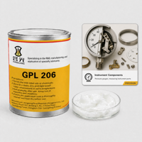 Graisse compatible avec l'oxygène GPL206 PFPE 260 ℃   Matériau inertes non inflammable à faible libération de gaz pour système de valve O2 haute pression