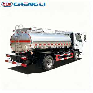 รถบรรทุกนมสแตนเลส CLW 4x2 สำหรับขนส่งของเหลวเกรดอาหาร - Product Image 1