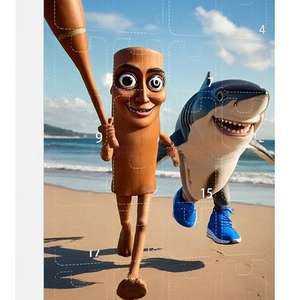 2025 nouveau Tung Tung Sahur boîte aveugle figurine jouet cadeau de noël jouet noël <span class=keywords><strong>calendrier</strong></span> de l'avent 24 jours compte à rebours boîte aveugle - Product Image 3