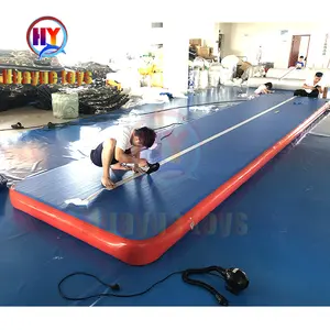 Wholesale Air Track China Factory air floor 6m Mattress Gym Tumble Jumping Mat Gymnastics Inflatable Air Track For Gym