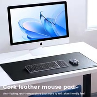 Tapis de souris noir UGREEN LP903, grand tapis de souris pour jeux, tapis de souris pour gamer, tapis de bureau pour PC, tapis de clavier, tapis de souris pour ordinateur