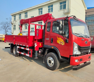 Grue montée sur camion Fengniao 5 tonnes, flèche télescopique, moment de charge élevé, hauteur de levage 25m, moteur Weichai, boîte de vitesses, pompe hydraulique - Product Image 2