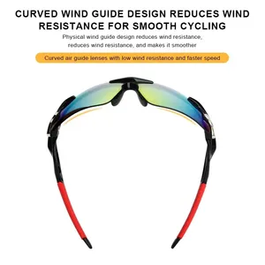 Açık erkekler bisiklet güneş gözlüğü yol dağ sürme koruma spor gözlükler gözlük gözlük MTB bisiklet güneş gözlüğü