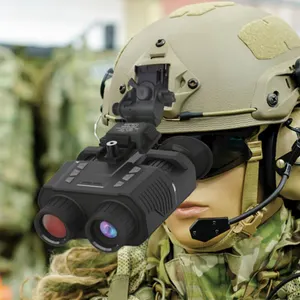 Dual Display Hunting Digital 3W 850NM Infrared Goggles 7 Levels IR 300 Meters For 100% Total Darkness Night Vision For Helmet