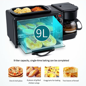 Máquina Multifuncional Automática 3 en 1 de Alta Calidad para Preparar Desayunos con Horno Eléctrico de Plástico y Cafetera - Product Image 6