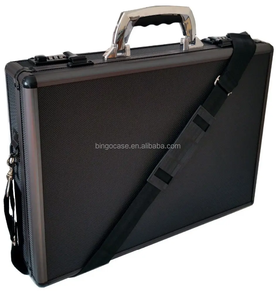 Pro Aluminium Executive Laptop Gewatteerde Aktetas Attache Case