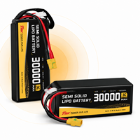 Batterie Lipo pour drone 30000mAh 22.2V 6S, cellule semi-solide haute densité haute capacité pour modèles de drones agricoles et industriels