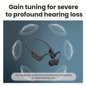 Écouteurs sans fil à conduction osseuse TF Bluetooth avec cordon, en mousse, étanches, pour le sport, avec lecteur de <span class=keywords><strong>carte</strong></span> - Product Image 1