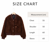 Veste aviateur en alpaga pour femme, manches bouffantes, col sans col, col en V, manteau d'hiver, boutons pression, poignets côtelés, doublure en satin, décontractée pour femmes