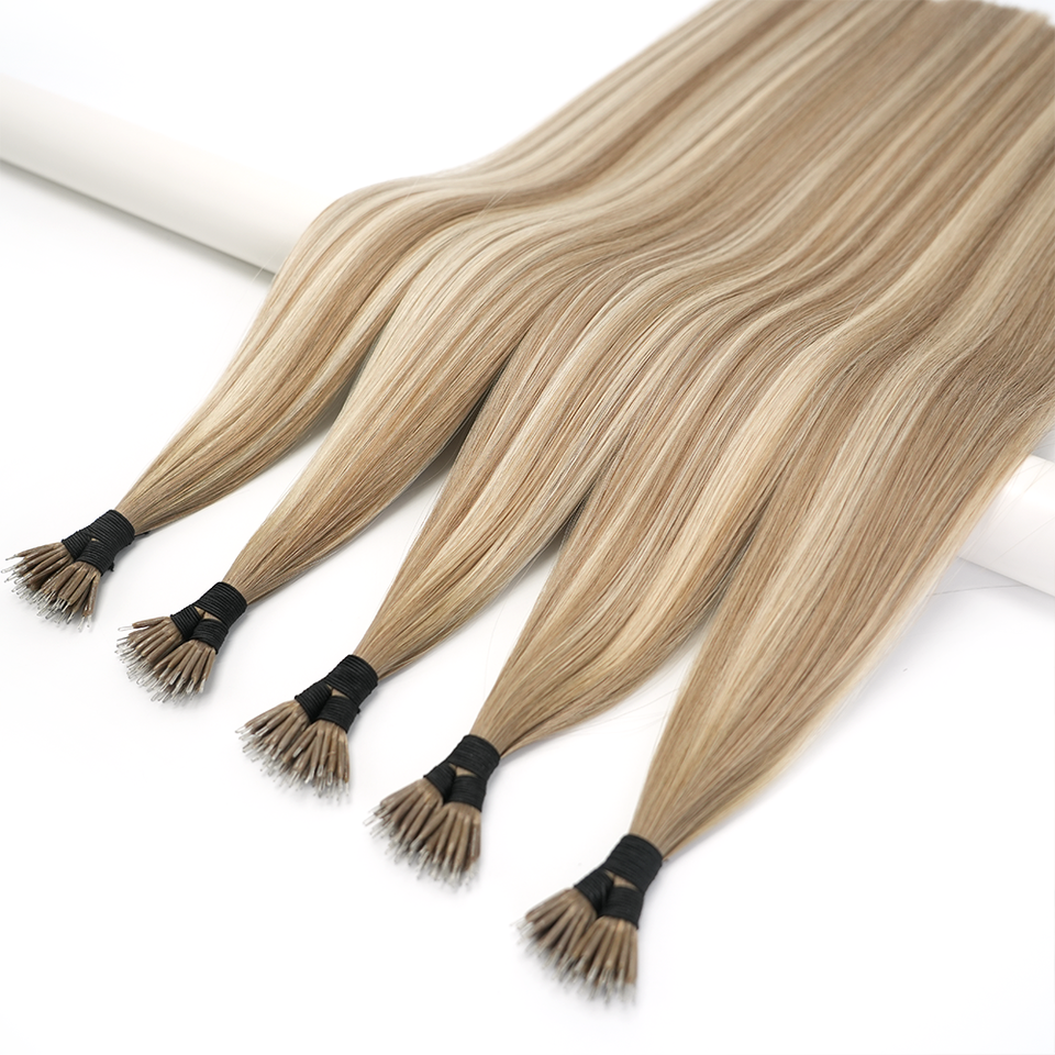 Nano Tip Hair Extensions Human Hair Wholesale Double Drawn Keratin 100% ...