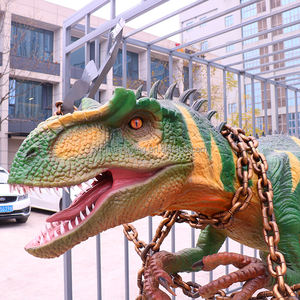 Parc à thème dinosaures jurassiques, Velociraptor animatronique réaliste, dinosaure animé, parc d'attractions pour enfants - Product Image 3