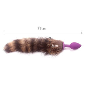 Kits para adultos, <span class=keywords><strong>cola</strong></span> <span class=keywords><strong>de</strong></span> <span class=keywords><strong>zorro</strong></span> <span class=keywords><strong>de</strong></span> silicona larga para pareja, Juguetes sexuales, tapón anal - Product Image 4