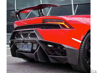 Kit carrosserie arrière en fibre de carbone forgée de style V pour Lamborghini Huracan LP580 LP610, kit de mise à niveau, kit de voiture personnalisé, accessoires automobiles