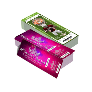 Commande personnalisée d'usine Loterie Concert <span class=keywords><strong>Bus</strong></span> Film D'impression de Billet - Product Image 3