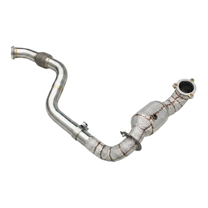 ท่อดาวน์ไปป์สแตนเลสสำหรับ Mercedes-Benz A180/A200/A260 W176 1.6T/2.0T ปี 2013-2016 ท่อดาวน์ไปป์แบบไหลสูงพร้อมแคตตาไลติกคอนเวอร์เตอร์ - Product Image 1