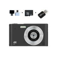 Appareil photo numérique CCD de style rétro, HD, niveau d'entrée de gamme, appareil photo pour étudiants, appareil photo miniature abordable, choix de cadeau portable