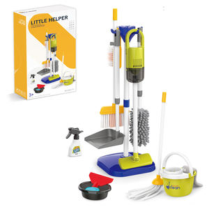 SamToyCn personnalisé simuler des appareils électriques ménagers jeu de simulation ensemble d'outils de nettoyage enfant <span class=keywords><strong>jouet</strong></span> <span class=keywords><strong>balai</strong></span> et pelle à poussière avec <span class=keywords><strong>aspirateur</strong></span> - Product Image 1