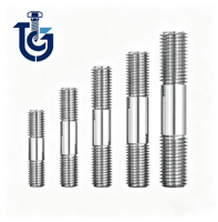 Factory Supply DIN940 Stud Bolt Stainless Steel Double End Threaded Screw Rod Two End Thread Stud for Machinery Assembly