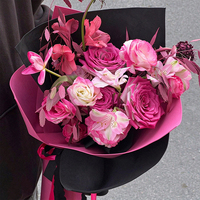 Kertas Pembungkus Bunga 3D Mewah Baru Model Puffy Cotton, Pembungkus Buket, Kemasan Kado Korea, Perlengkapan Florist