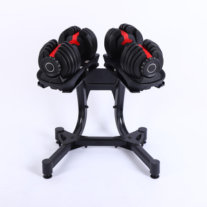 CZFIT Hot Selling Wholesale Free Weights Body Building Custom Logo 24kg Adjustable Steel Durable <b>Dumbbell</b> Sets - Product Image 4