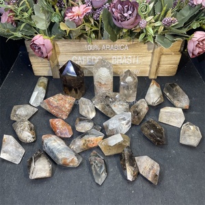 Forma libera di quarzo da giardino in cristallo curativo naturale multistrato quarzo fantasma forma libera per la decorazione - Product Image 6