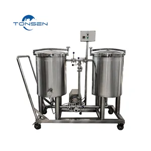 CIP 50 litros 100 litros 200 litros Beer Brewing Equipment Sistema Elétrico Brewing para Uso de Limpeza